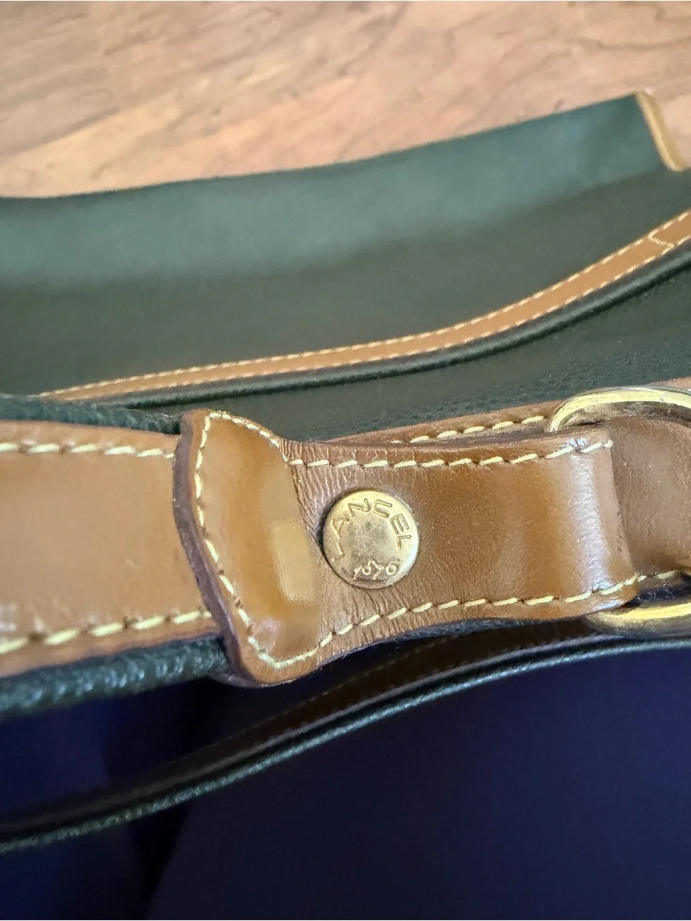 Lancel structured satchel/briefcase